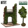 Green Stuff World Ivy sheets - Maple Summer 1:72/1:87 Dark Green