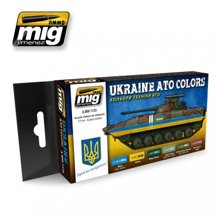 Ammo of MIG Zestaw farb Ukraine ATO Colors