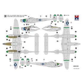 Hobby 2000 48028 P-38L Lightning 80th Fighter Squadron
