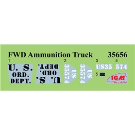 ICM 35656 FWD Type B WWI US Ammunition Truck