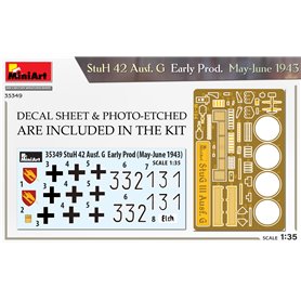 Mini Art 1:35 Sturmhaubitze StuH.42 Ausf.G - EARLY PRODUCTION MAY-JUNE 1943