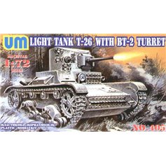 UMMT 1:72 T-26 W/BT-2 TURRET