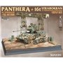 Suyata NO-001 1/48 Panther A w/ Zimmerit & Full Interior + 16t Strabokran w/ Maintenance Diorama & Display Base