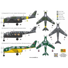 Rs Models 48010 Messerschmitt Me P.1101 "Nightfighter"