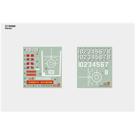 Magic Factory 1:350 PLA NAVY TYPE 055 DESTROYER - 8IN1