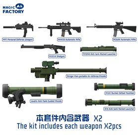 Magic Factory 1:35 NATO INDIVIDUAL WEAPON SET B