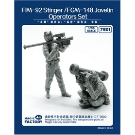 Magic Factory 7501 FIM-92 Stinger / FGM-148 Javelin Operators Set