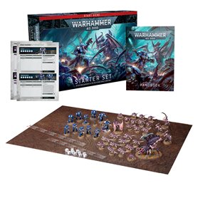 Zestaw startowy Warhammer 40000 - Dwie armie + farby i narzędzia
