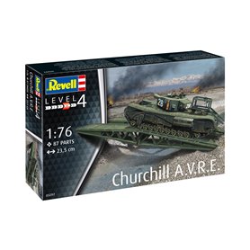 Revell 1:76 Churchill A.V.R.E. - MODEL SET w/paints 