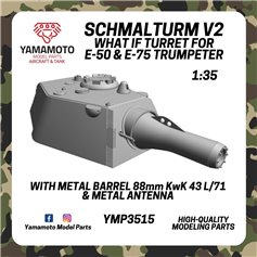 Yamamoto 1:35 WHAT IF - Wieża Schmalturm V2 do E-50 / E-75 dla Trumpeter