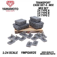 Yamamoto 1:24 Transport Case Set 4 - Mix Set