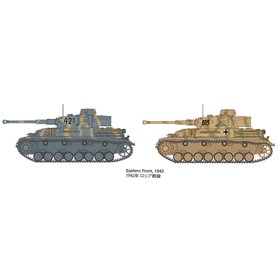 Tamiya 1:35 Pz.Kpfw.IV Ausf.G - EARLY PRODUCTION - GERMAN TANK - EASTER FRONT + MOTORCYCLE