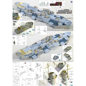Very Fire 1:350 DETAIL UP SET do USS Missouri BB-63