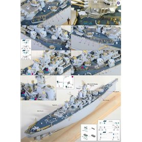 Very Fire 1:350 DETAIL UP SET do USS Missouri BB-63