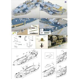 Very Fire 1:350 DETAIL UP SET do USS Missouri BB-63