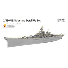 Very Fire VF350013 1:350 DETAIL UP SET do USS Montana BB-67