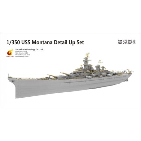 Very Fire VF350013 1/350 USS Montana BB-67 Super Detail Set