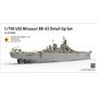 Very Fire VF700009 1:700 DETAIL UP SET do USS Missouri BB-64