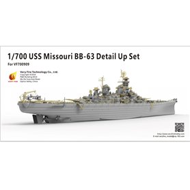 Very Fire VF700009 1:700 DETAIL UP SET do USS Missouri BB-64