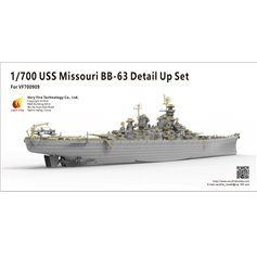 Very Fire 1:700 DETAIL UP SET do USS Missouri BB-64