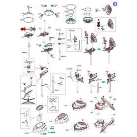 Very Fire VF700009 1:700 DETAIL UP SET do USS Missouri BB-64