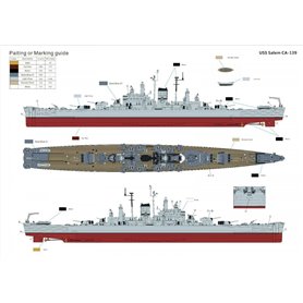 Very Fire VF700908 1:700 USS Salem CA-139
