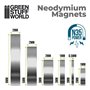 Green Stuff World Neodymium Magnets 3x1mm - 50 units (N35)