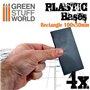 Green Stuff World Plastic Bases - Rectangle 100x50mm