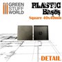 Green Stuff World Plastic Square Bases 40mm