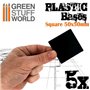 Green Stuff World Plastic Square Bases 50mm