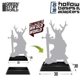 Green Stuff World Plastic base adaptor 25 to 30mm