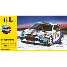 Heller 1:43 Focus WRC01 - STARTER KIT - w/paints 