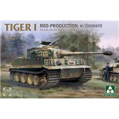 Takom 1:35 Pz.Kpfw.VI Tiger I - MID-PRODUCTION W/ZIMMERIT