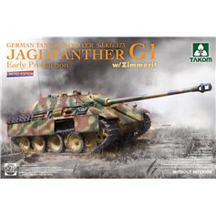 Takom 1:35 Sd.Kfz.173 Jagdpanther G1 - GERMAN TANK DESTROYER - EARLY PRODUCTION W/ZIMMERIT - LIMITED EDITION