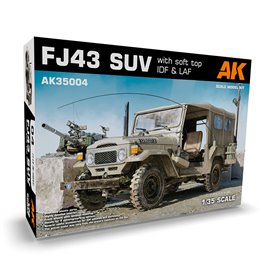 AK Interactive 35004 FJ43 SUV with Soft Top IDF & LAF