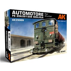 AK Interactive 1:35 Automotore FS 206/7/8 Sogliola - RAIL SHUNTER