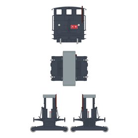 AK Interactive 35009 Automotore FS 206/7/8 Sogliola Rail Shunter
