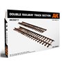 AK Interactive 35011 Double Railway Track Section