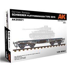 AK Interactive 1:35 Schwerer Plattformwagen Type SSYS - GERMAN RAILWAY