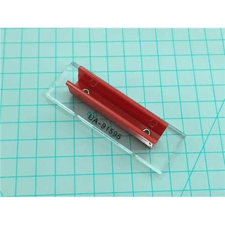 U-STAR UA-91595R Transparent Grinding Plate Red