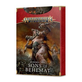WARSCROLL CARDS Sons Of Behemat