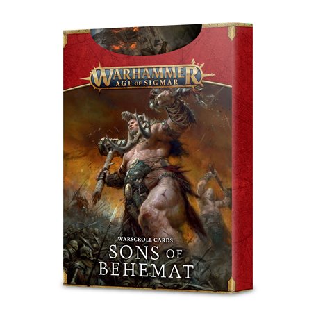 WARSCROLL CARDS Sons Of Behemat