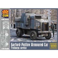 Copper State Models 1:35 Garford-Putilov - ARMOURED CAR FREIKORPS SERVICE - WWI RUSSIAN