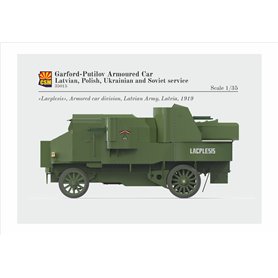 Copper State Models 35015 Garford-Putilov Armoured Car Latvian, Polish, Ukrainian, Soviet Service Russian WWI Armour