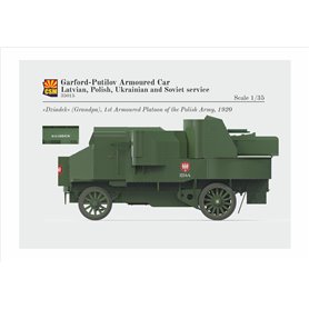 Copper State Models 35015 Garford-Putilov Armoured Car Latvian, Polish, Ukrainian, Soviet Service Russian WWI Armour