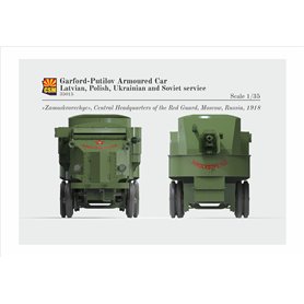 Copper State Models 35015 Garford-Putilov Armoured Car Latvian, Polish, Ukrainian, Soviet Service Russian WWI Armour