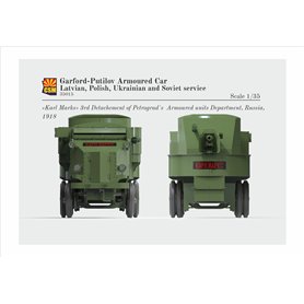 Copper State Models 35015 Garford-Putilov Armoured Car Latvian, Polish, Ukrainian, Soviet Service Russian WWI Armour