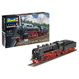 Revell 02168 1/87 S3/6 BR18 Express Locomotive with Tender