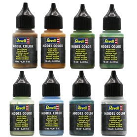 Revell 36201 Zestaw farb akrylowych MODEL COLOR SET - RAF WWII (8 x 18 ml)