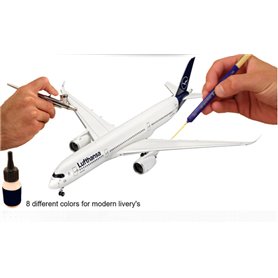 Revell 36203 Zestaw farb akrylowych MODEL COLOR SET - MODERN AIRLINER (8 x 18 ml)